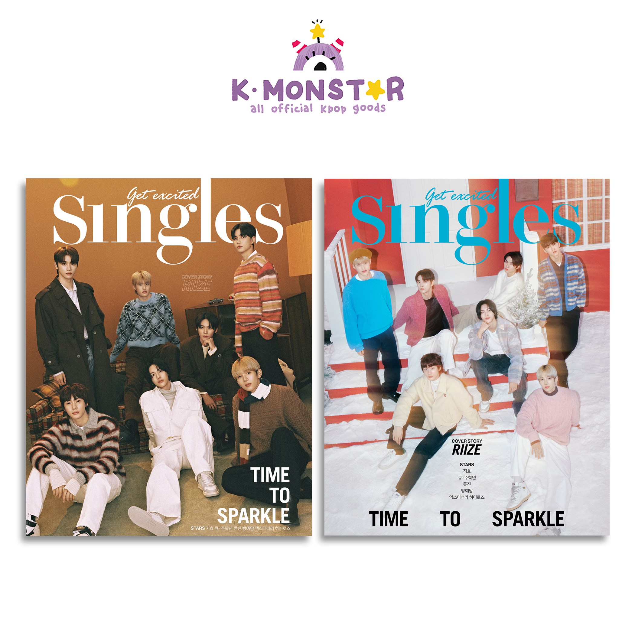 楽天市場】[和訳付き][当店特典][SET]Singles KOREA 2023 1月 3