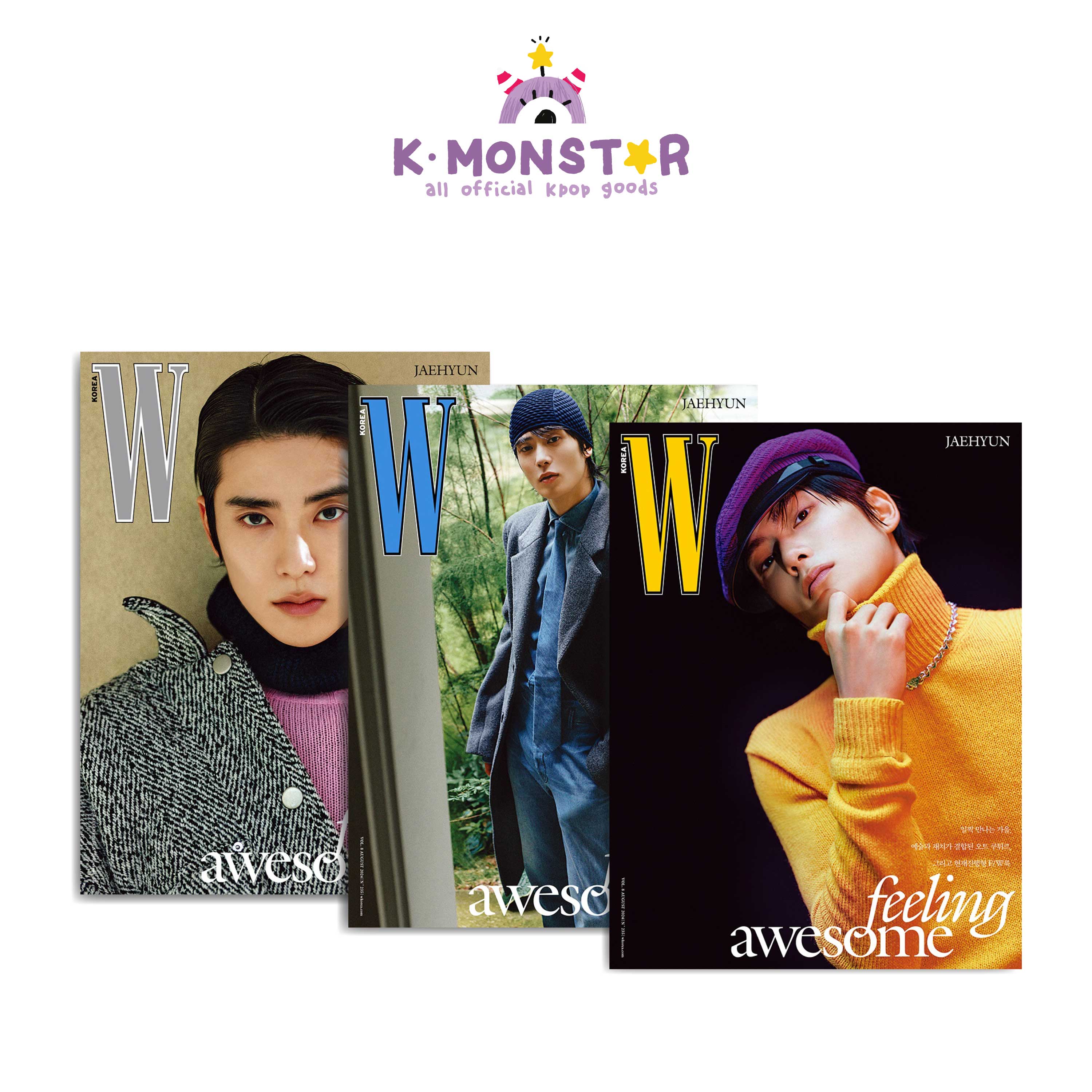 楽天市場】☆3種選択☆ W KOREA 2022年8月号 (表紙：BTS j-hope