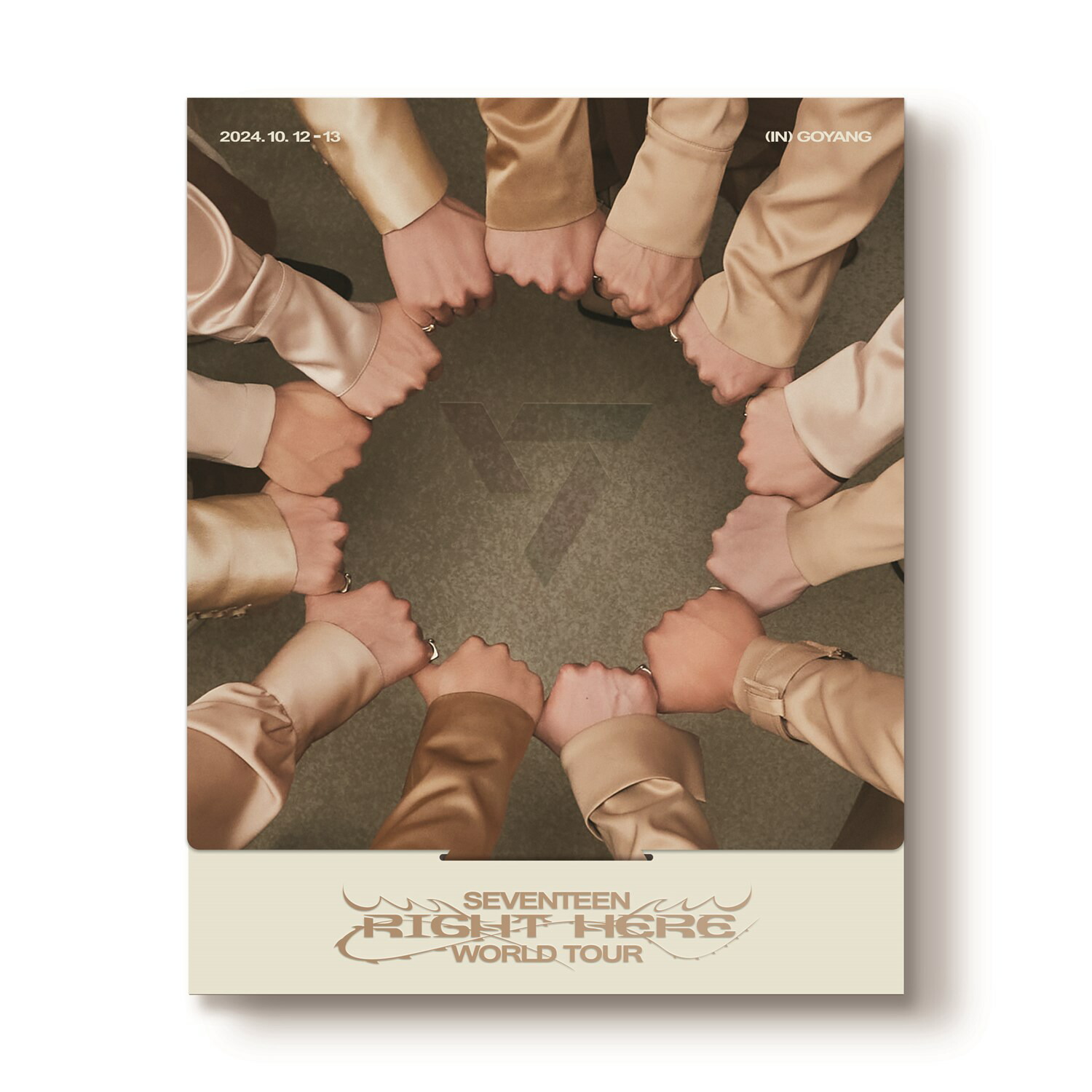 SEVENTEEN　RIGHT HERE  ソウルコン　フーディLサイズ SEVENTEEN RIGHT HERE フーディ【Lサイズ】新品未使用 タレント