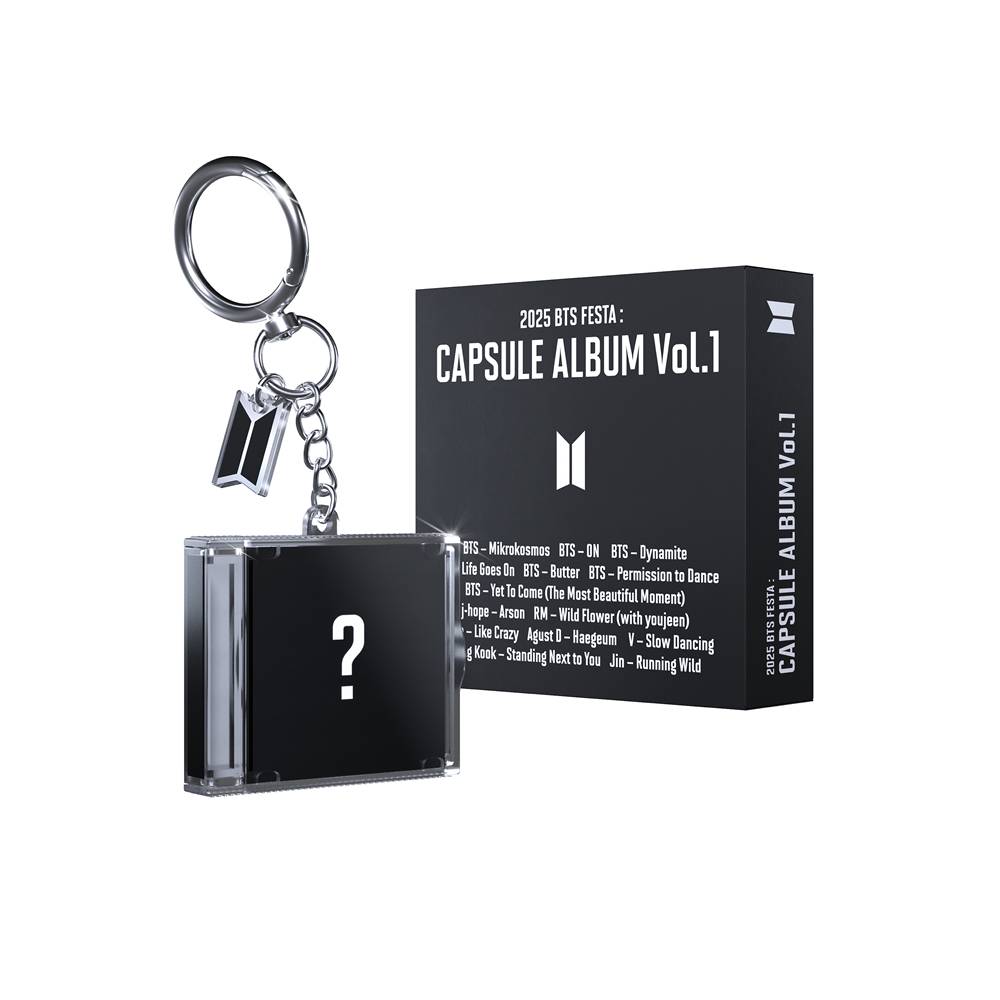 Jungkook FESTA 2025アルバムキーホルダーセット BTS FESTA ジョングク フェスタ 2025 CAPSULE ALBUM カプセル