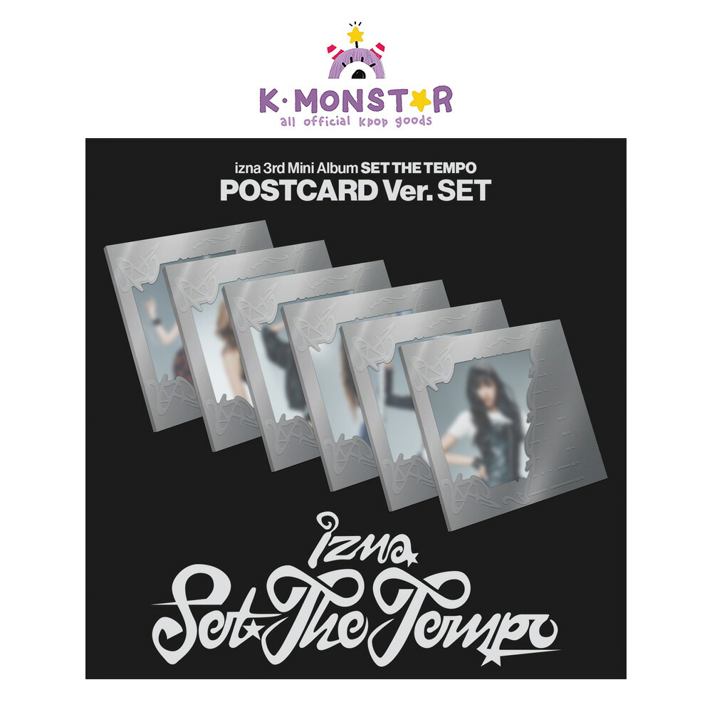 [メンバー選択/特典] izna - SET THE TEMPO / 3rd Mini Album (POSTCARD Ver.) APPLEMUSIC｜K-MONSTAR