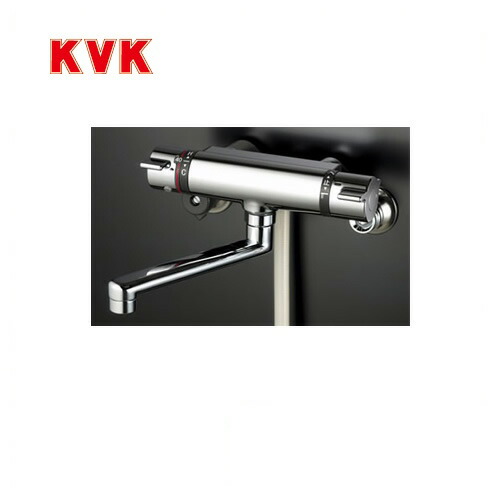 [KF800T]KVK 風呂場水栓 シャワー水栓 サーモスタットシャワー金具（壁付き添い人印字機） 逆止弁 好いたらしい節水シャワー 水道の栓 【貨物輸送無料】 壁付印字機 今めかしい
