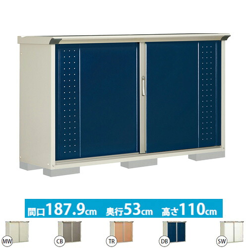 [GP-195DF] タクボ 物置 全面棚タイプ グランプレステージ　ジャンプ 床面積：1.0m2(0.3坪） 収納庫 ものおき 小型 屋外 必要ブロック数：6（別途必要） 【送料無料】【大型重量品につき特別配送】【代引不可】｜家電のネイビー
