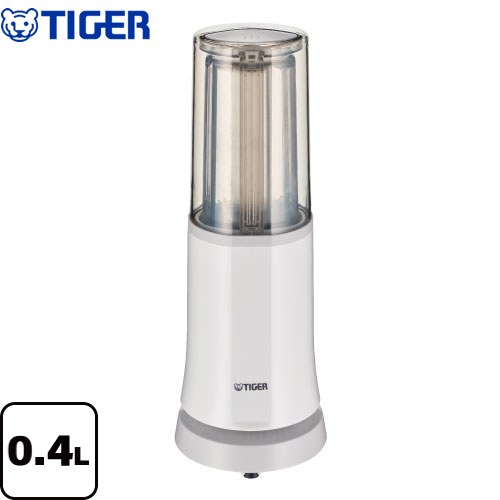 [SKR-W400-WS] TIGER6value＋ Mixer 虎 ミキサー・ブレンダー パウダーコンパクトミキサー 0.4L シルキーホワイト 【貨物輸送無料】