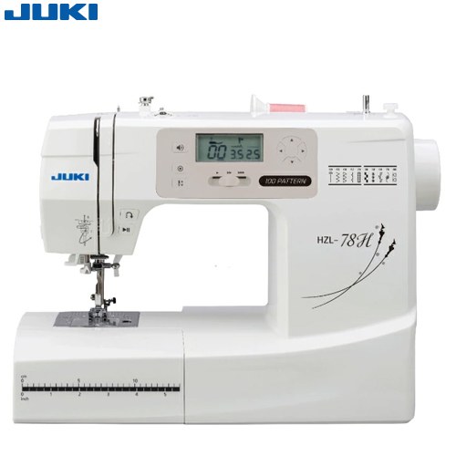 [HZL-78H] ジューキ ミシン コンピュータミシン 家庭用ミシン 【5年間無料保証（誤使用・過使用の場合は対象外）】 【送料無料】【特別配送】【代引不可】【ミシン糸・ミシン針・ボビンセット・ワイドテーブル・フットコントローラー　プレゼント】