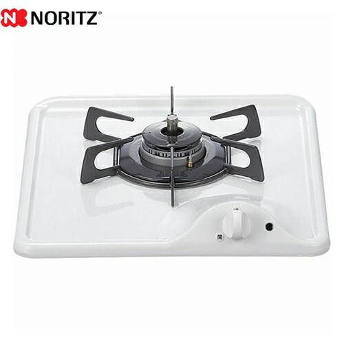 【店卸し資産あり！】[N1C04KSA-13A] ノーリツ ビルトインコンロ 1口 食べ物屋なし 幅33珊 Compact Type パウダーコンパクト手合い 蓄電池（単2・1.5V×２個） グレーホーローゴトク ホワイトホーロートップ 【貨物輸送無料】【都市屁っ放り】【送りとどけるのみ※滑りだし相応うは行っておりません】
