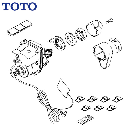 [TCA534] TOTO 温水洗浄便座部材 便器洗浄ユニット ウォシュレット専用 4.8L密結便器用 【送料無料】 8,421円