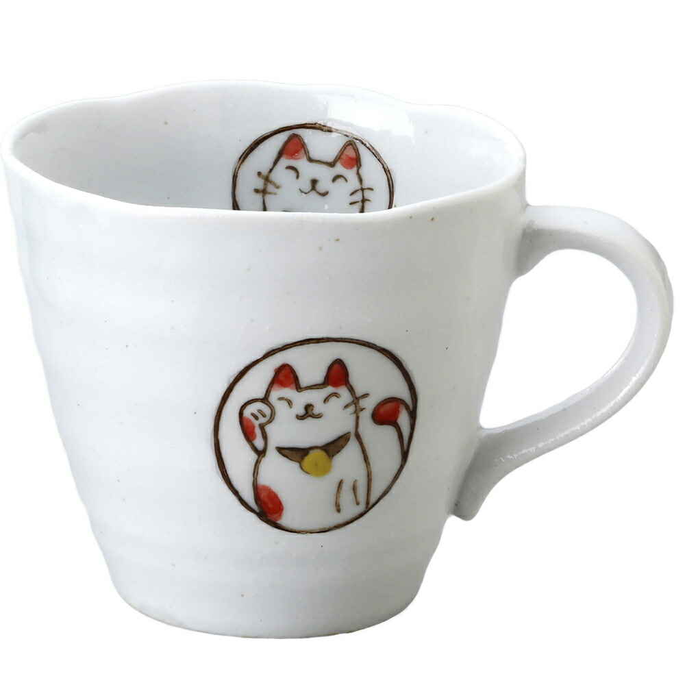 楽天市場】金運UP 商売繁盛 かわいい ねこのマグカップ カップ