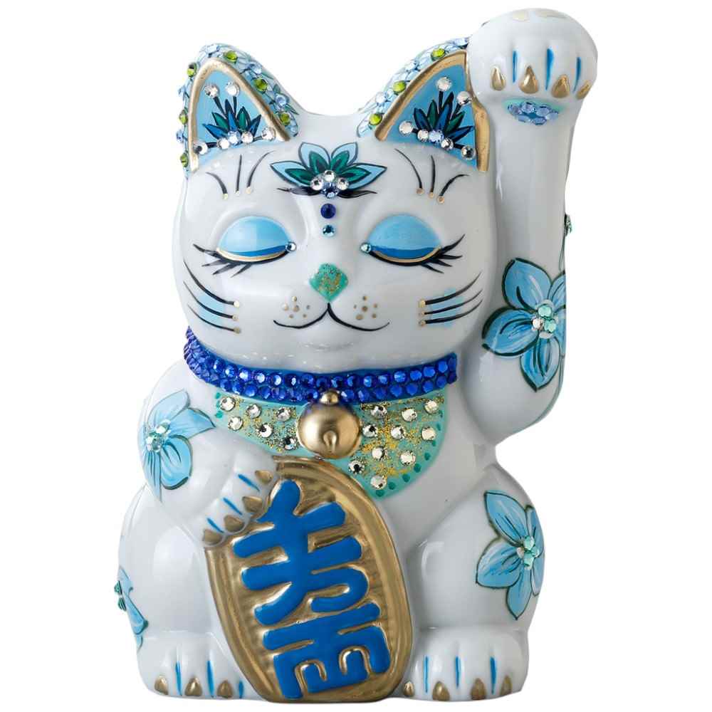楽天市場】水晶貴石細工猫に小判の招き猫 : 日本文化センター 楽天市場店