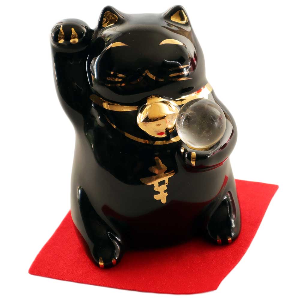 楽天市場】招財猫 対飾り 36cm（招き猫 開運飾り） : 中華の扉