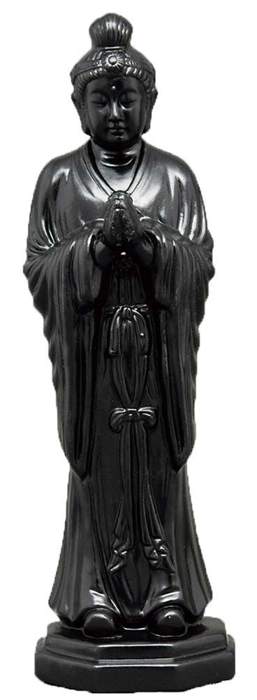 楽天市場】仏像シリーズ ブラックカラー（黒色）塗装 陶器製
