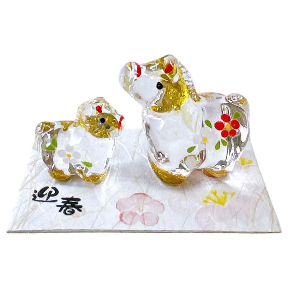 楽天市場】干支 午 置物 馬 うま 2026年/ 風水ミニ午 7色セット /粗品