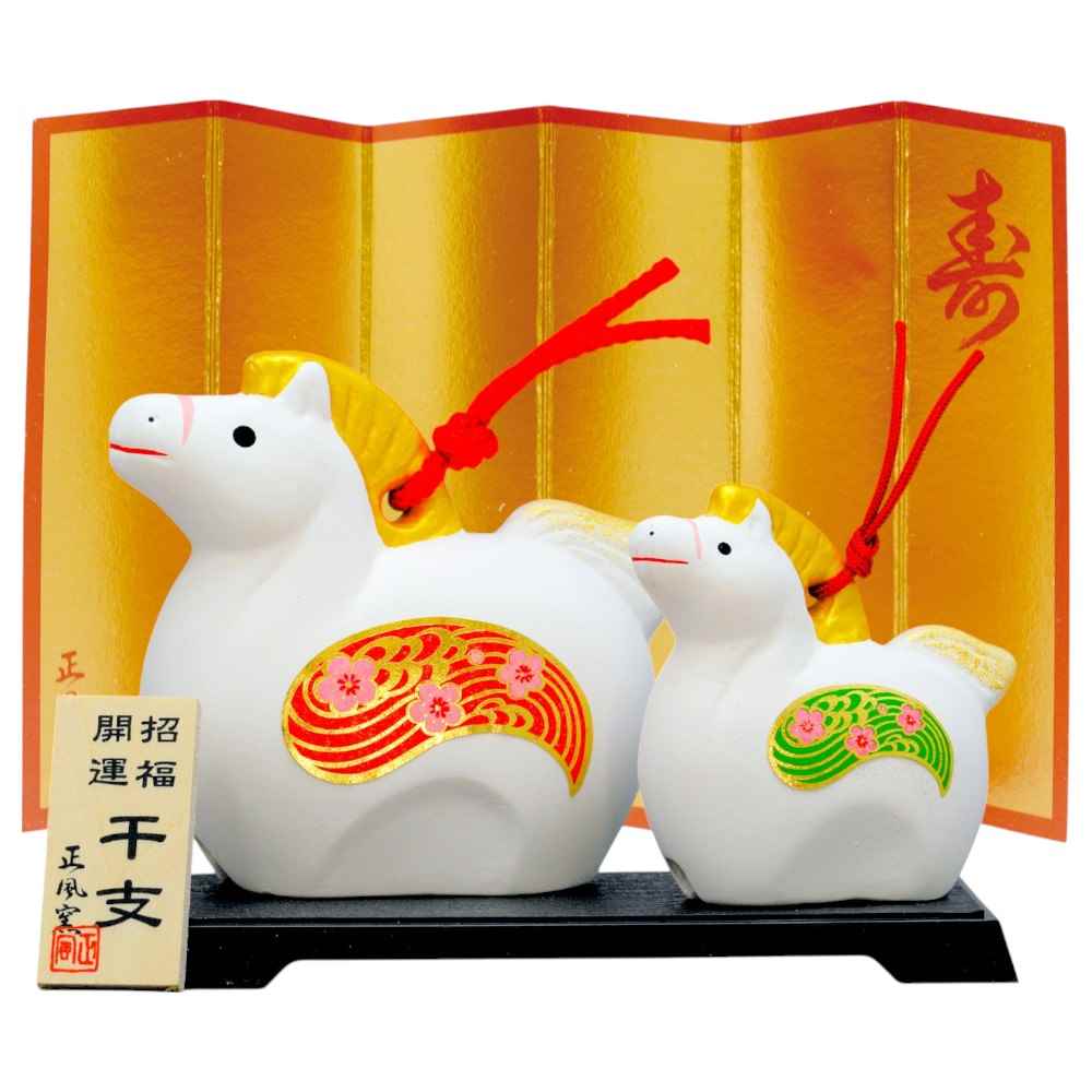 U996】土鈴 干支 巳 金 楽天市場】金銀福鈴 No.9 / 京焼 2026年 令和8