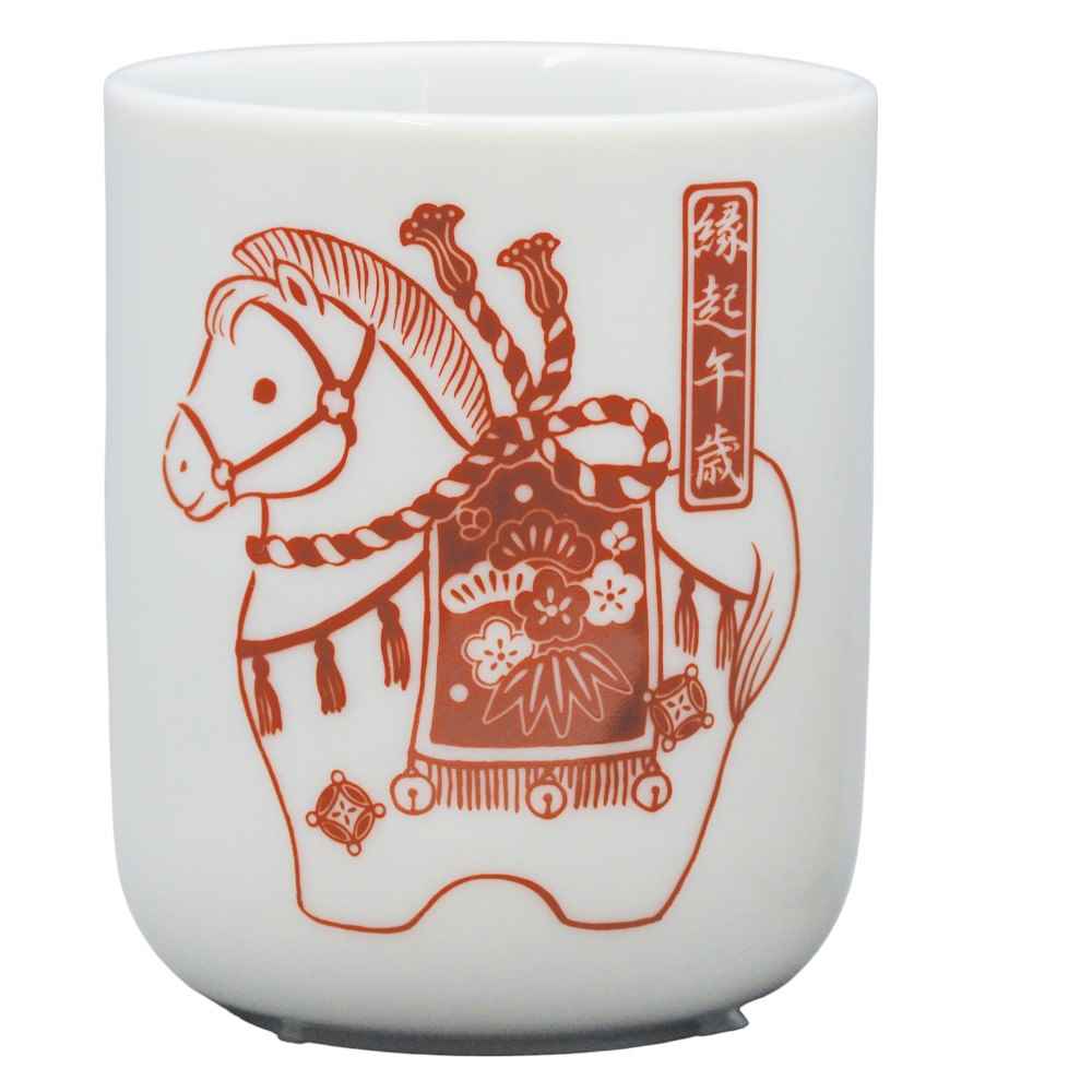 楽天市場】干支 午 置物 馬 うま 2026年/ 京湯呑 カレンダー /粗品