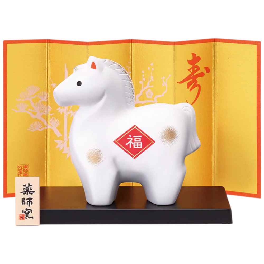 楽天市場】干支 午 置物 馬 うま 2026年/ 風水ミニ午 7色セット /粗品