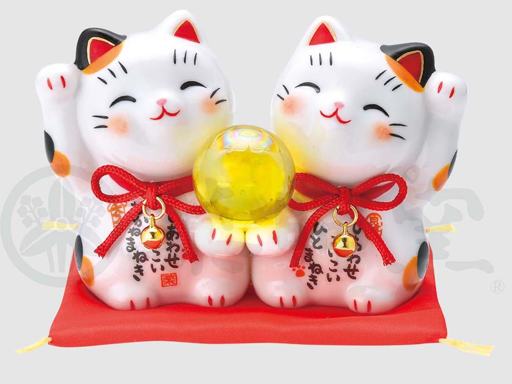 幸運 招福 縁起物 招き猫 彩絵コンプリート招き猫 睾丸持ち Hotjobsafrica Org