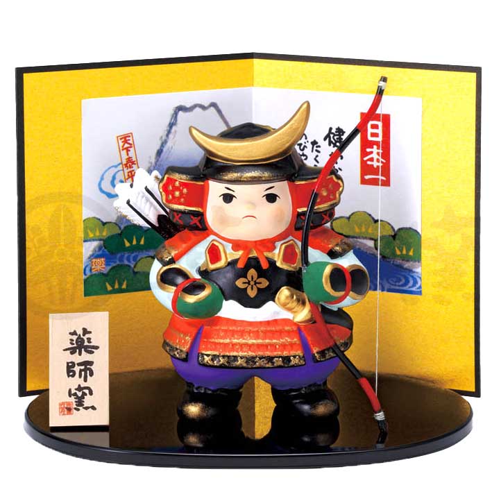 楽天市場】五月人形 コンパクト 陶器 小さい 大将 武将/ 若武者弓取り /こどもの日 端午の節句 初夏 お祝い 贈り物 プレゼント :  美濃のちゃわん屋さん 古林恩羅院