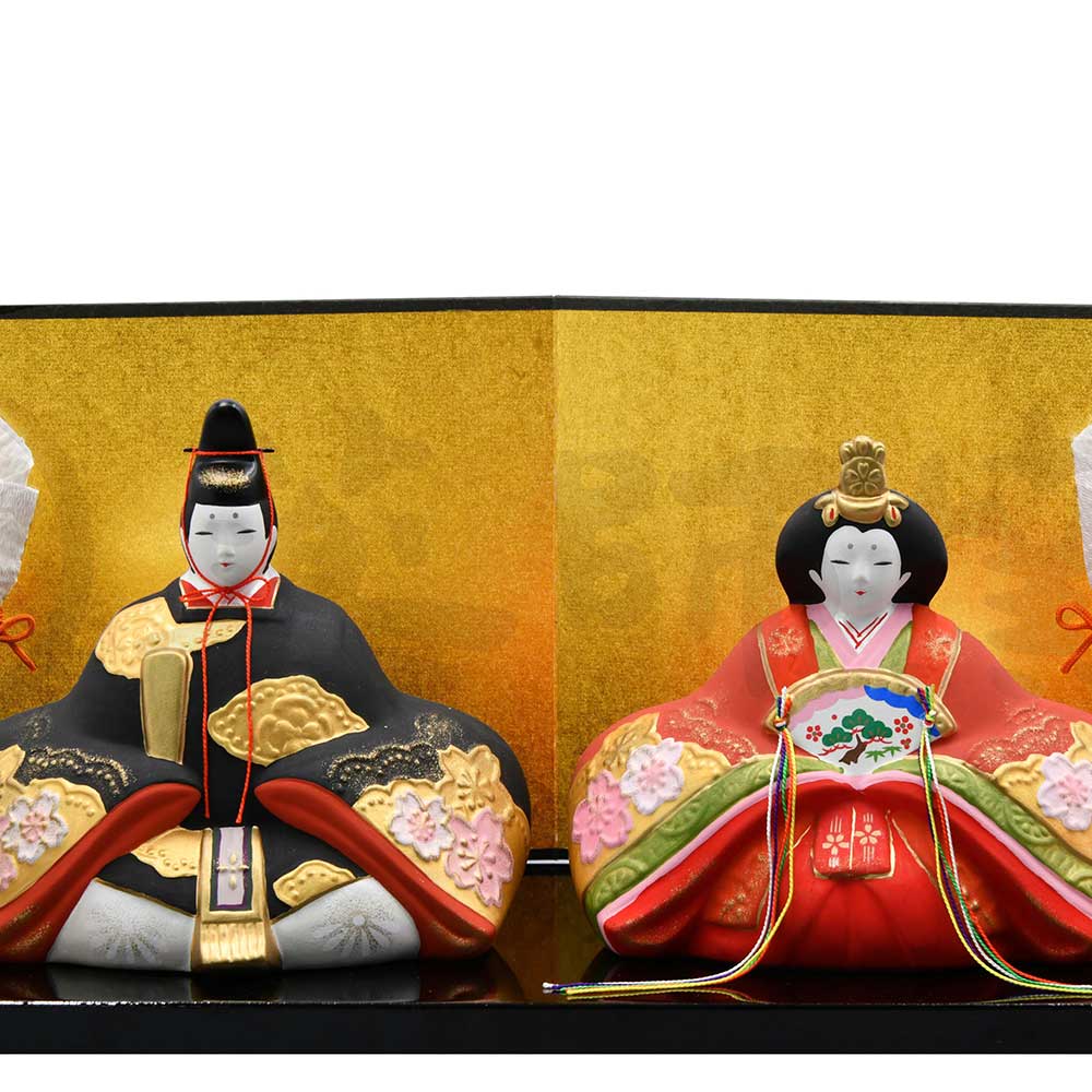 プレゼント コンパクト 陶器 本格的豪華三段飾り雛人形 econet.bi