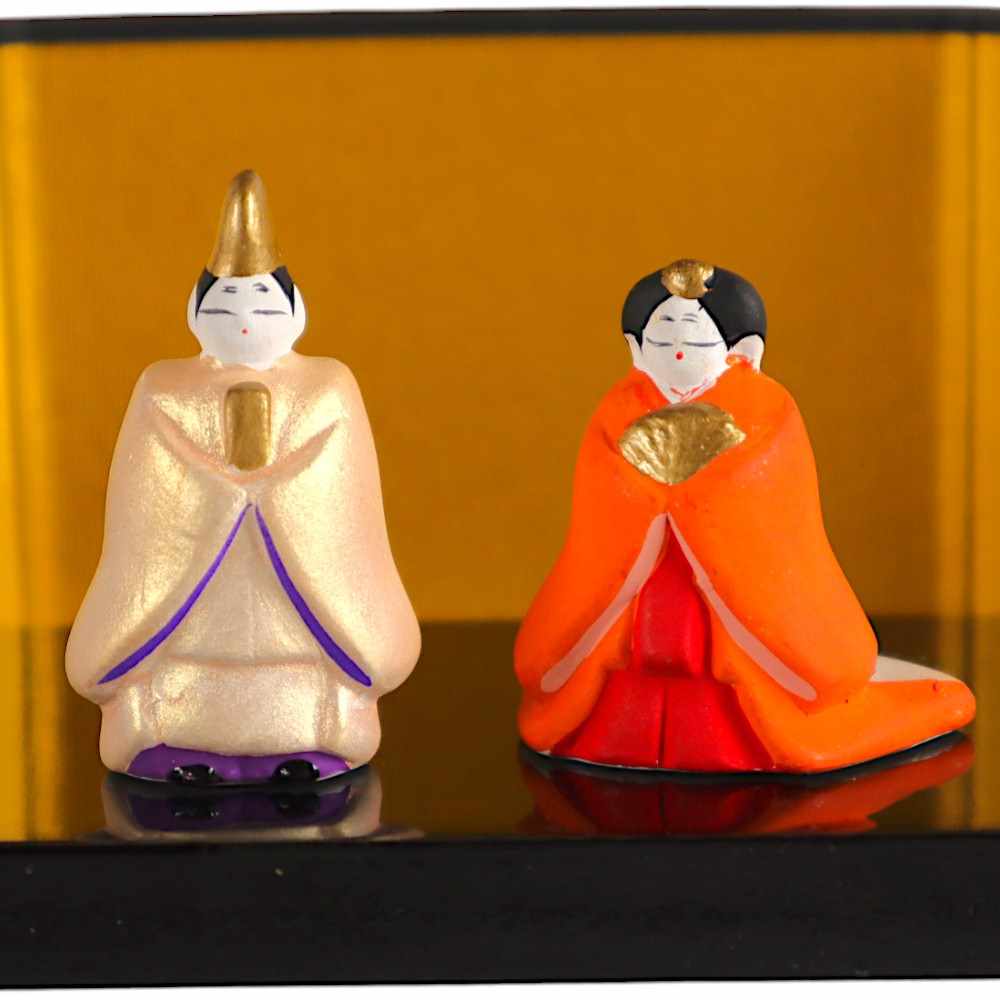 楽天市場】雛人形 コンパクト 陶器 小さい 可愛い ひな人形/ 平安雛 貝