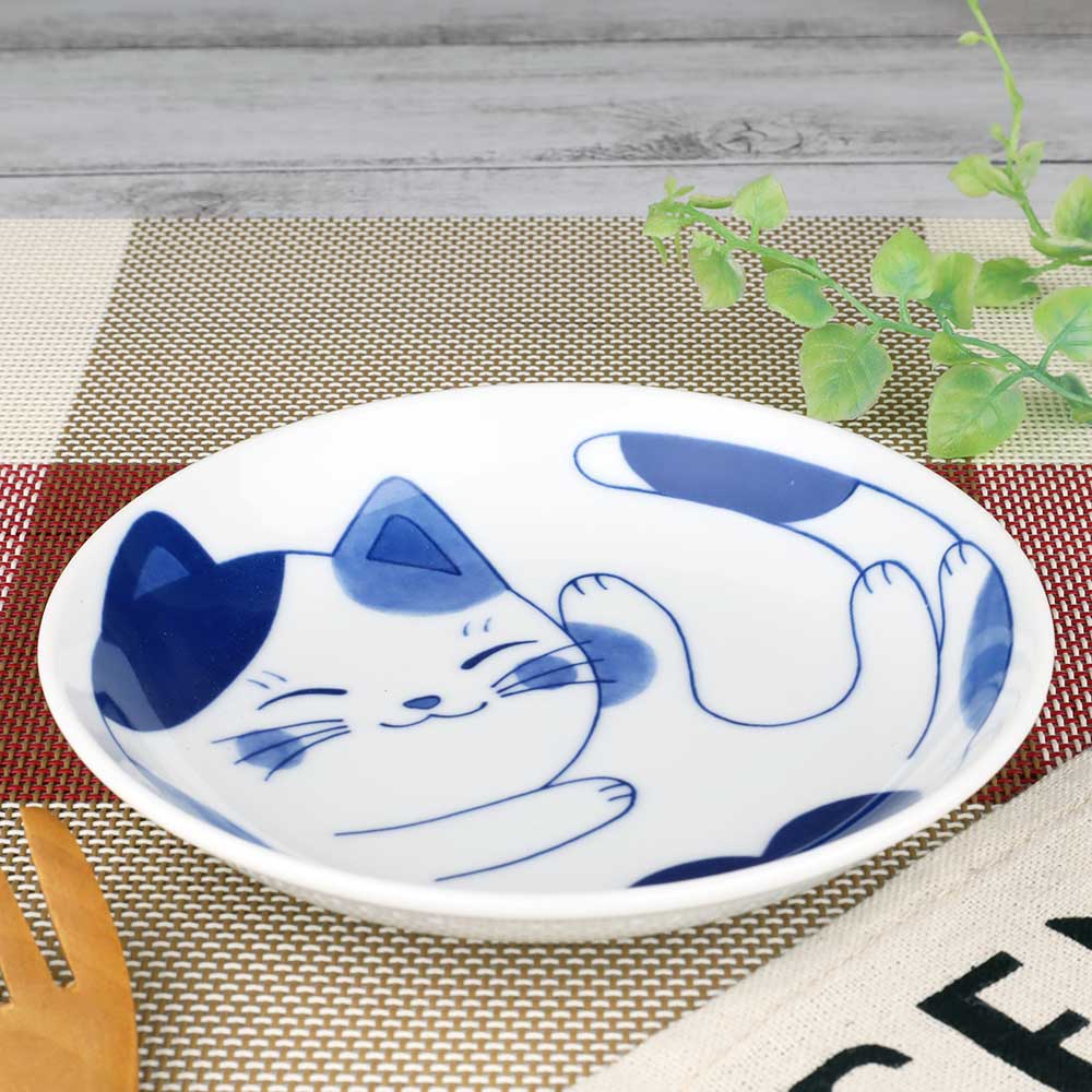 新品2点セット　美濃焼　ねこまるけ　フリムク猫ちゃん　13cm 鉢　ねこ　ネコ 新品2点セット 美濃焼 ねこまるけ フリムク猫ちゃん 13cm 鉢
