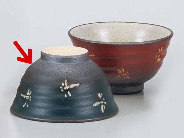 楽天市場】食器 おしゃれ トンボ茶碗（赤・中平） : テーブルウェア器