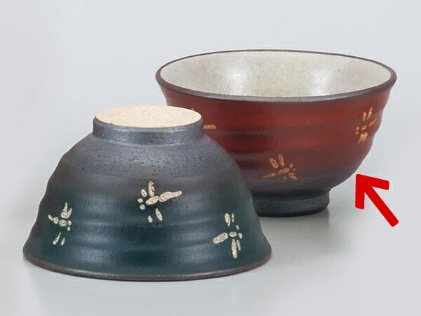 楽天市場】食器 おしゃれ トンボ茶碗（紺・大平） : テーブルウェア器