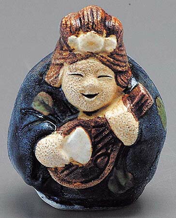 七福神 縁起物 陶器 楽天市場】《新作》 開運招福の縁起物！ 陶器製 盆のりミニ