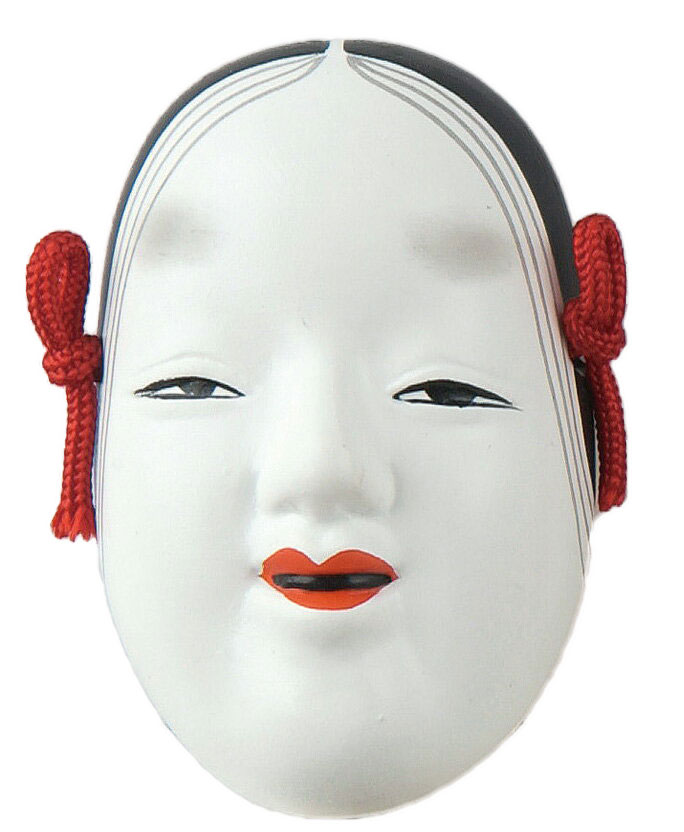 楽天市場】陶器製 能面 吉祥面 五号 【増女】 Noh mask 〈海外