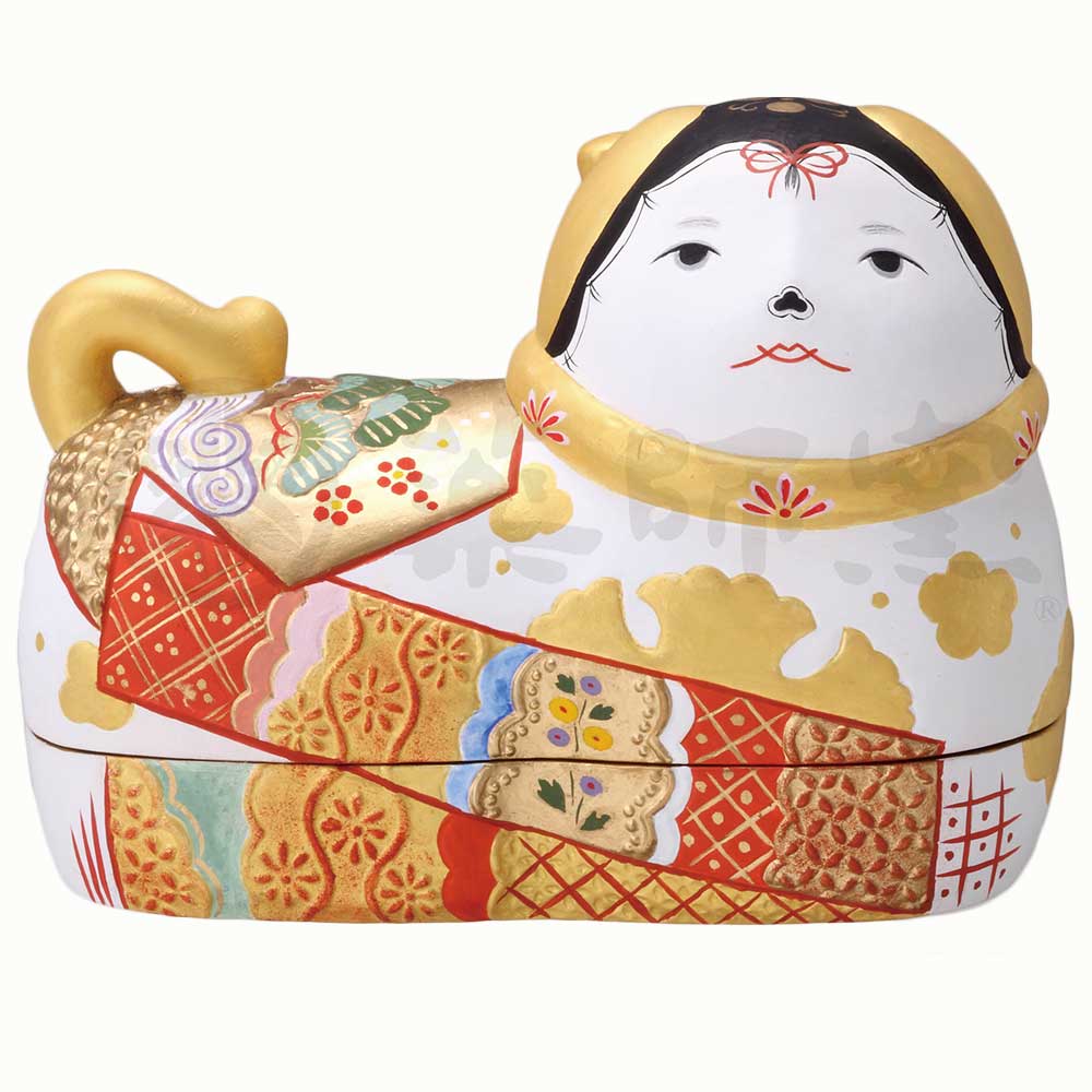 ⚫︎ 5171▲雛飾り　犬筥　美品 楽天市場】昭峰作 陶器製 犬筥飾り 犬箱飾り 【鶴・亀セット