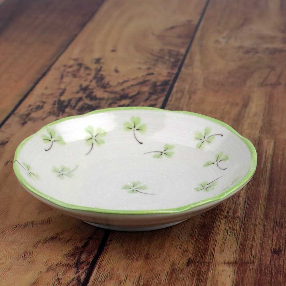 楽天市場】葉模様 取皿 青 直径13.7cm×高さ2.5cm 小皿 葉っぱ柄 葉型