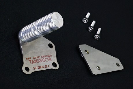 ジムニー MT車用 SOLVE フットレストバー ステンレス JB23 JB33 JB43 タニグチ TANIGUCHI パーツ カスタム 改造 - 商品メイン画像