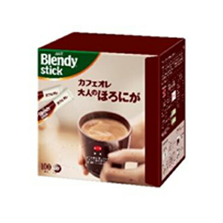 味の素AGF　「ブレンディ」　スティック　カフェオレ　大人のほろにが１００本×4個