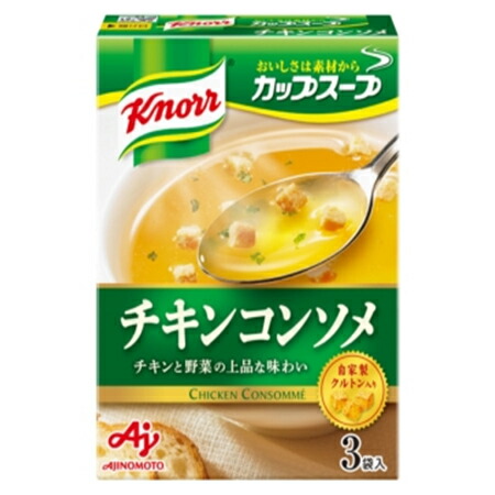 期間限定送料無料 味の素 クノール カップスープ チキンコンソメ ３袋入 26 7g 60袋 無料長期保証 Www Lexusoman Com