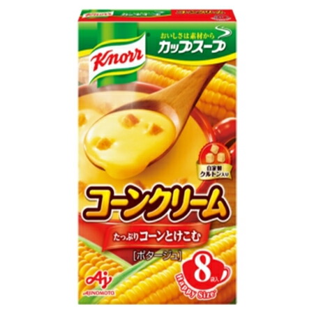 味の素　「クノール　カップスープ」コーンクリーム（８袋入）　18.2g×8袋×24箱　合計192袋