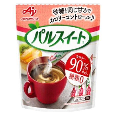 味の素　「パルスイート」スティック６０本入袋　72g&times;40袋｜Re-light