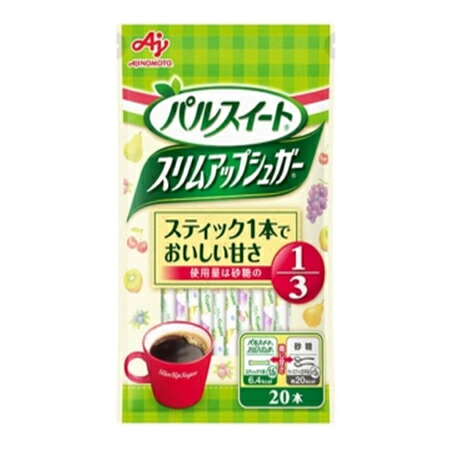 味の素　「パルスイートスリムアップシュガー」スティック２０本入袋　32g×40袋