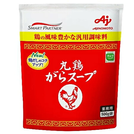 AJINOMOTO　味の素　丸鶏がらス&minus;プ　500g&times;12袋｜Re-light