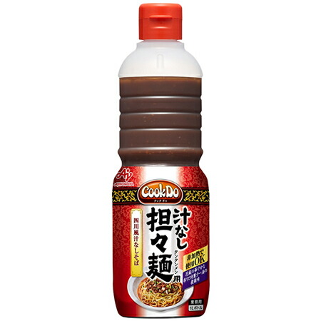 AJINOMOTO　味の素　ＣｏｏｋＤｏ-クックドゥ　汁なし担々麺用　1L×6本
