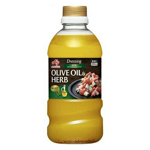 味の素　ドレッシング「地中海オリーブオイル&ハーブ」　５００ｍl×12本