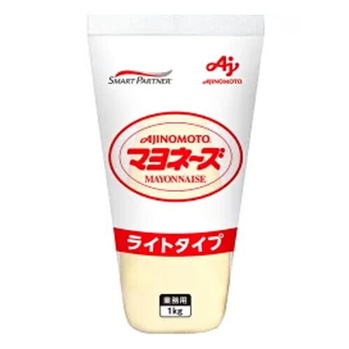 【1ケース】AJINOMOTO　-味の素-　マヨネーズ　ライトタイプ 1ｋｇ×10本　袋　業務用
