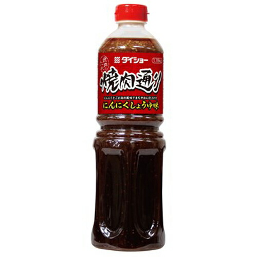 ダイショー　焼肉通りにんにくしょうゆ味　1.15ｋｇ×12個