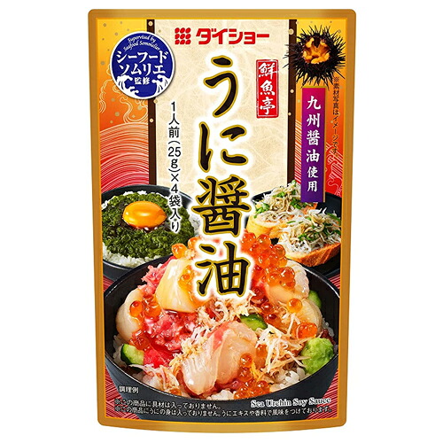 ダイショー　ソムリエ　鮮魚亭　うに醤油　100ｇ×40個