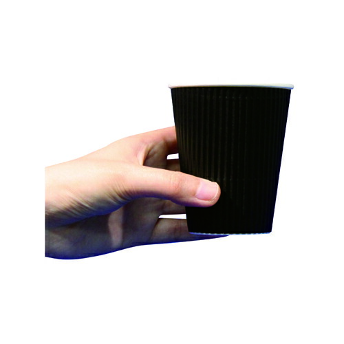 ファーストレイト (FR-5312) リップルカップ 黒いこと 9薬局衡オンス(270ml) 黒いこと 1500個