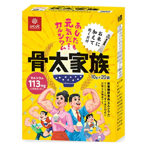 はくばく　骨太家族10袋　100g(10g×10袋)×12個