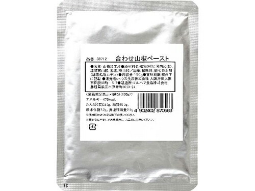 ハウス食品　１００ｇ　合わせ山椒ペースト　１００ｇ&times;20個｜Re-light