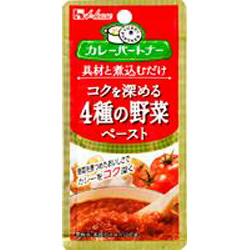 ハウス食品　カレーパートナー　コクを深める４種の野菜ペースト　３８ｇ　10×8個　合計80個