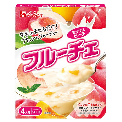 ハウス食品　フルーチェミックスピーチ　２００g&times;60個｜Re-light
