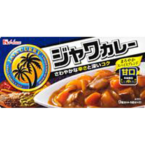 ハウス食品　ジャワカレー　甘口　１８５ｇ　10&times;6個　合計60個｜Re-light