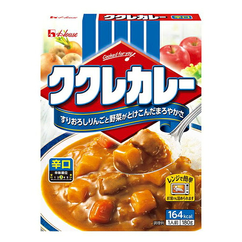 ハウス食品　ククレカレー　辛口　１８０ｇ　10&times;3&times;2個　合計60個｜Re-light