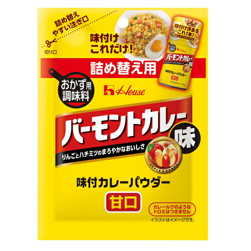 ハウス食品　味付カレーパウダー　バーモントカレー味袋入り　４５ｇ　10×12個　合計120個